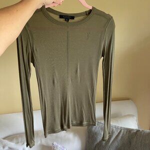 All Saints Sheer Long Sleeve EUC